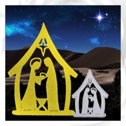 Printable Heaven die - Nativity 1 (1pc)