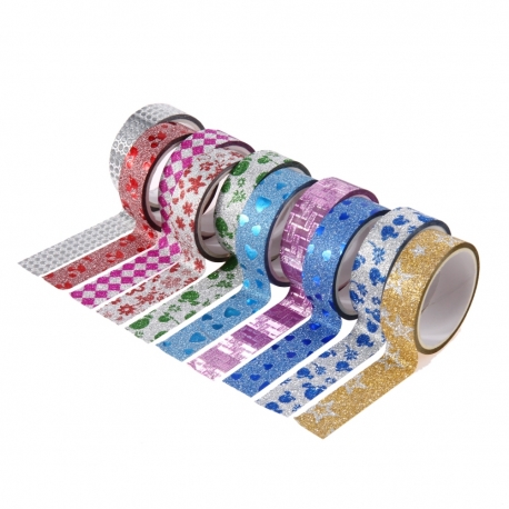 Glitter Tape 10 pack