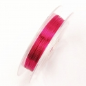 Coloured 0.3mm Beading Wire - Cerise (10m)