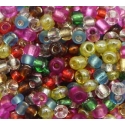 2mm Seed Beads - Transparent Assorted (1000pcs)