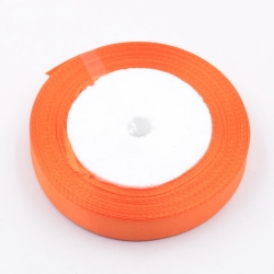 6mm Satin Ribbon - Orange (25 yards)