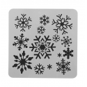 13 x 13cm Reusable Stencil - Snowflakes (1pc)