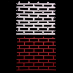 Printable Heaven die - Brick wall (1pc)