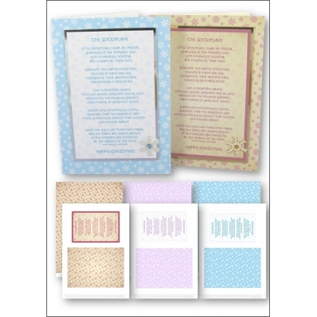 Download - Card Kit - The Snowflake Poem Christmas Cards