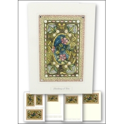 Download - Card Kit - Stained Glass Tea Roses