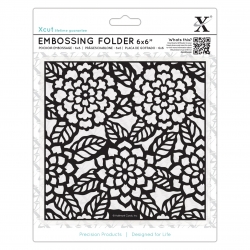 6 x 6" Xcut Embossing Folder - Chrysanthemums (XCU 515194)