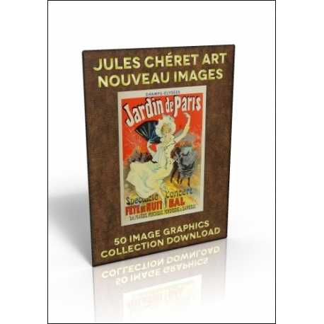 Download - 50 Image Graphics Collection - Jules Cheret Art