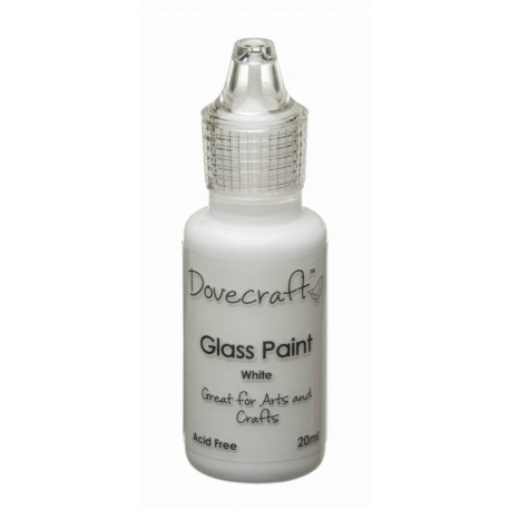 Dovecraft Glass Paint - White (DCBS134)