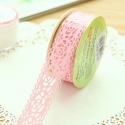 Self-adhesive Lace tape - Pink (14mm x 1m)