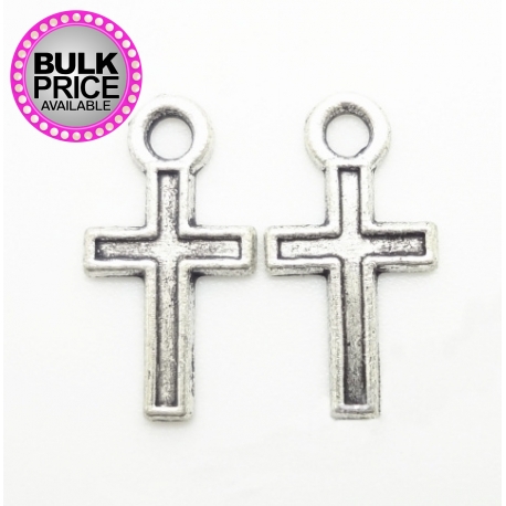 Metal Charms - Small Cross (20)