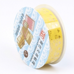 1m Self-adhesive Lace tape - Yellow (14mm x 1m)