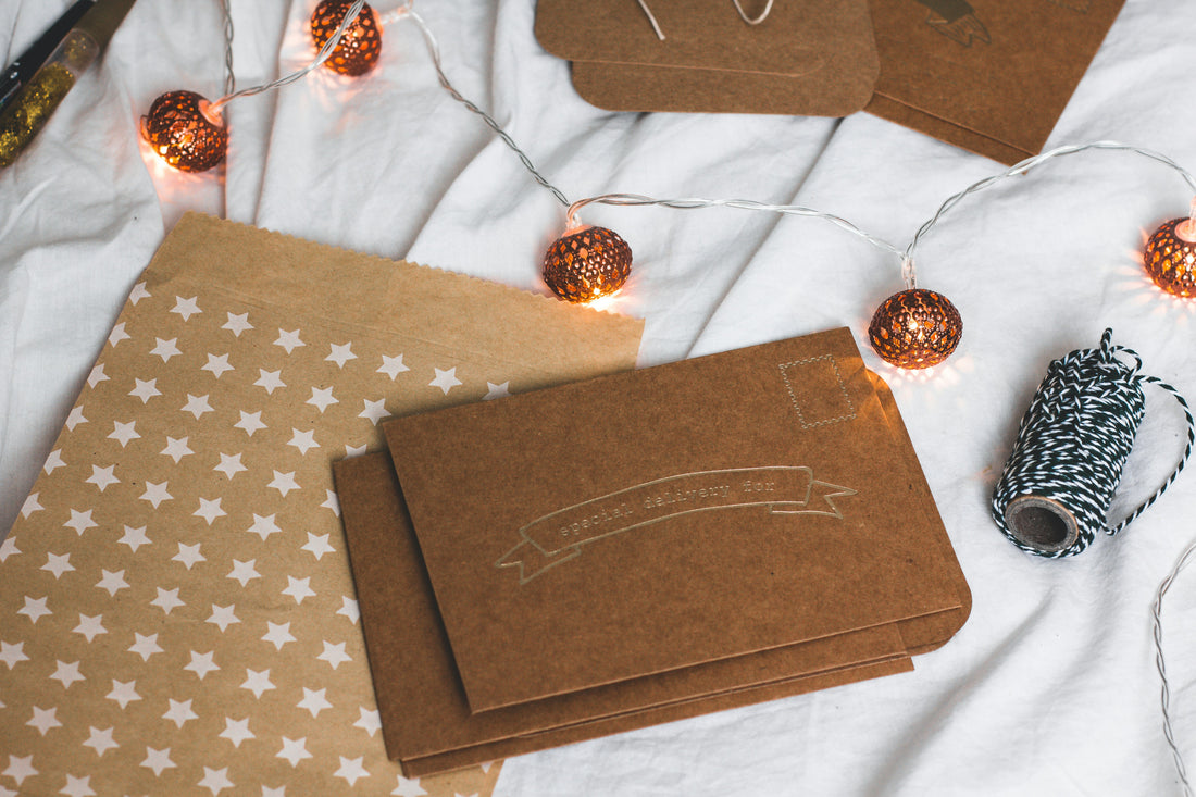 Envelopes with DIY embellishment