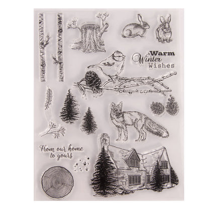 Winter Animal Stamp Set (18pcs) 