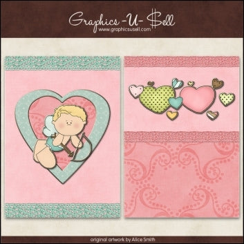 Download - Printable Cards - Pastel Valentines