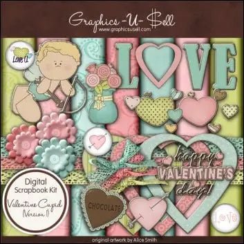 Download - Valentine Cupid 1 Digital Scrap Kit - Printable Heaven