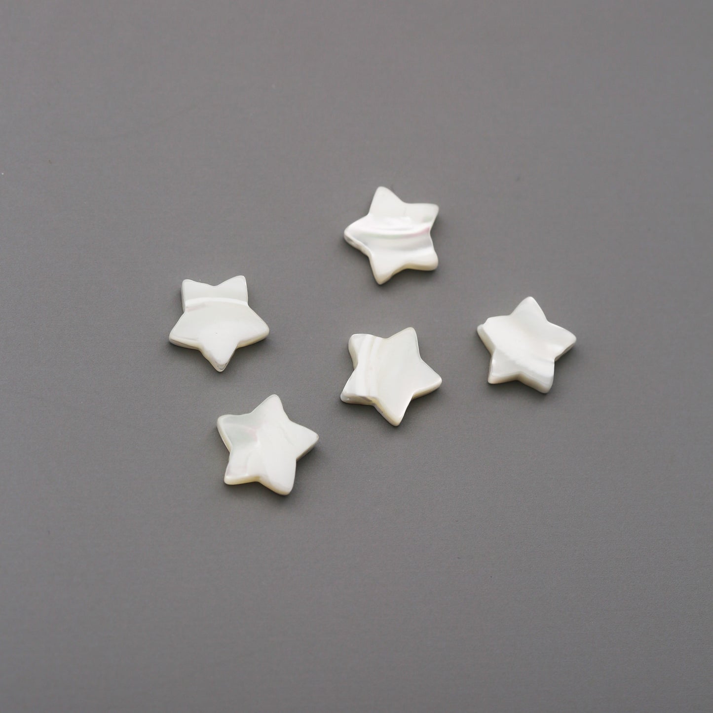 10mm Star Shaped Shell Bead (5pcs)