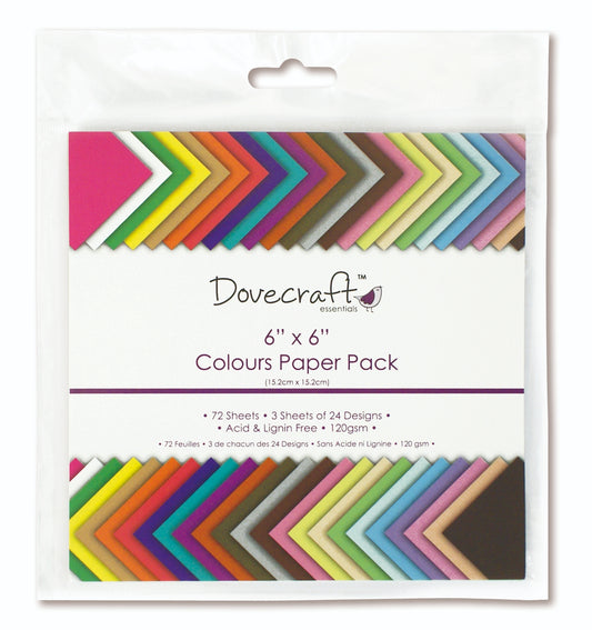 Dovecraft Colours Value 6x6 Paper Pack (DCDP61)