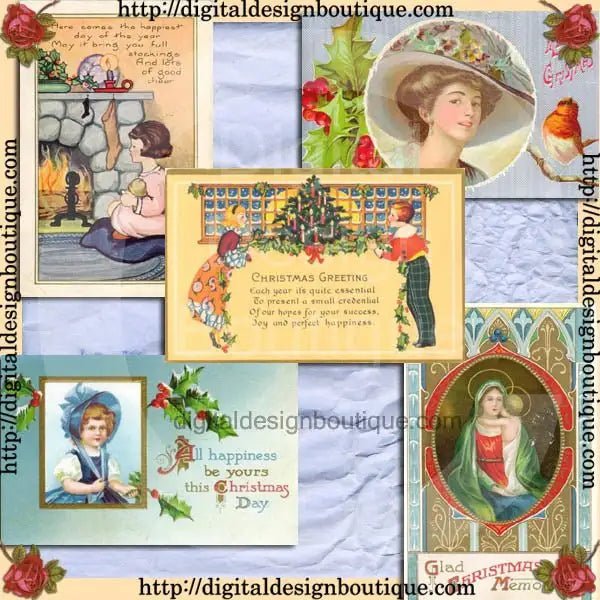 Download - Vintage Christmas 2 - Printable Heaven