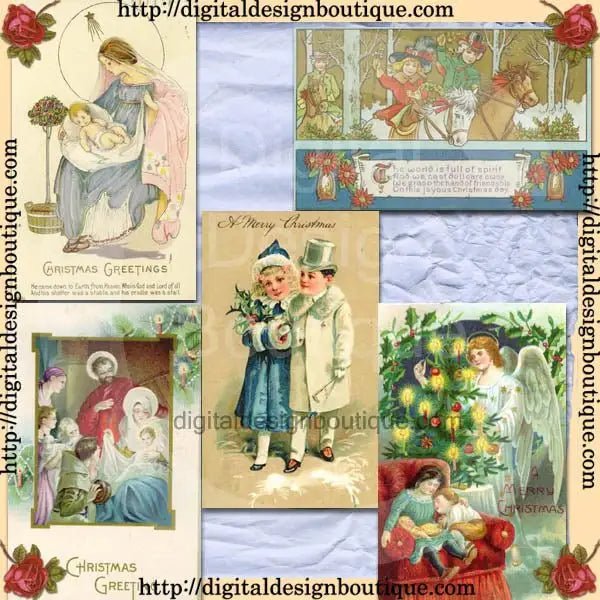 Download - Vintage Christmas 3 - Printable Heaven