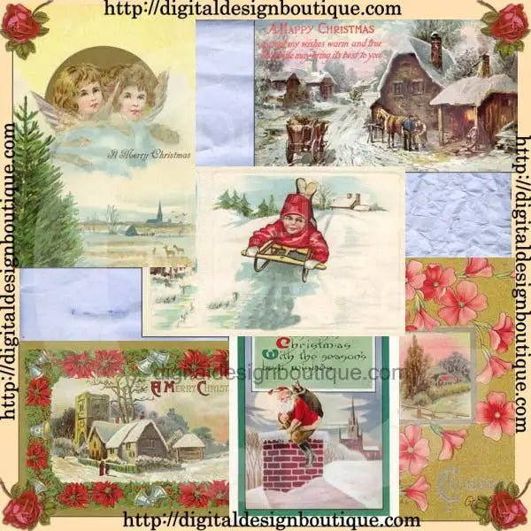 Download - Vintage Christmas 4 - Printable Heaven