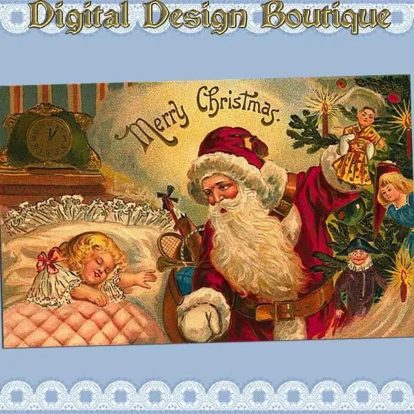 Download - 50 Vintage Christmas Images 2 - Printable Heaven