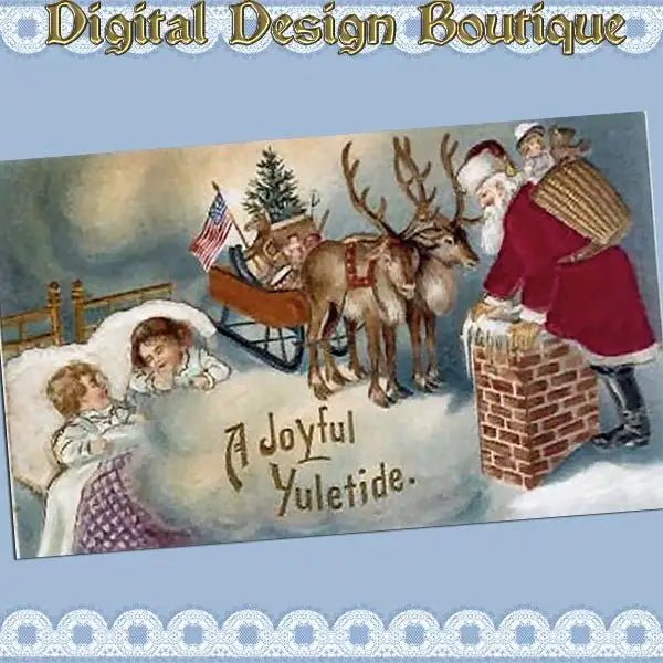 Download - 50 Vintage Christmas Images 3 - Printable Heaven