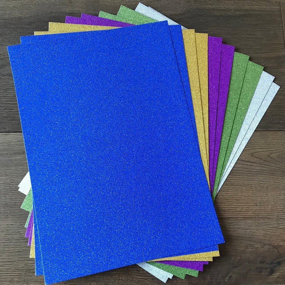 A4 Glitter Card - 10 Pack (STA0274OB) - Printable Heaven