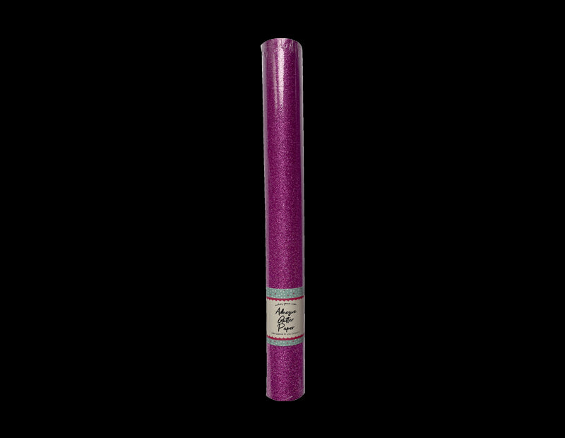 Glitter Craft Paper Roll - Deep Pink (STA3009)