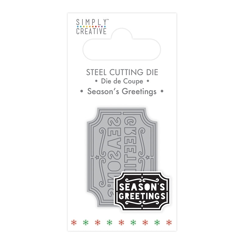 Simply Creative Mini Die - Season's Greetings (SCDIE137X20)