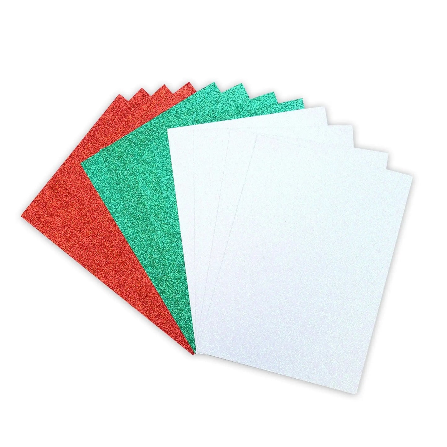 A5 Adhesive Glitter Sheets Festive (DCGCD047) - Printable Heaven