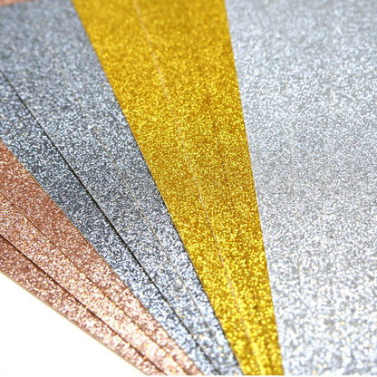 12x12 Double-sided Glitter Bumper pack - Metallics (DCGCD043)