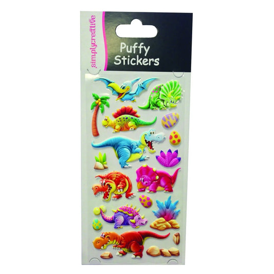 Simply Creative Puffy Stickers - Dinosaurs (SC079) - Printable Heaven