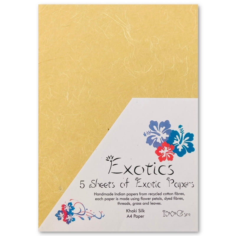 Exotics Khaki Silk 5 Sheets (ZP2125P5)