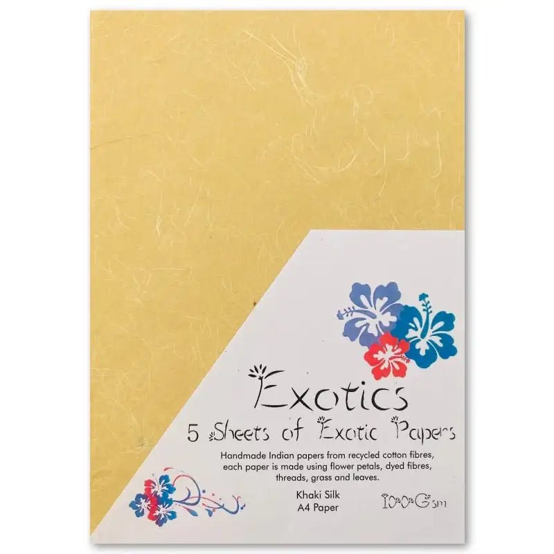 Exotics Khaki Silk 5 Sheets (ZP2125P5) - Printable Heaven