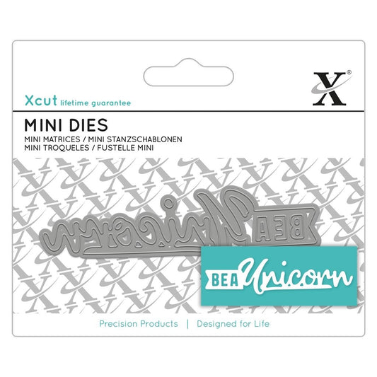 Mini Sentiment Die - Be a Unicorn 1pc (XCU 504130)