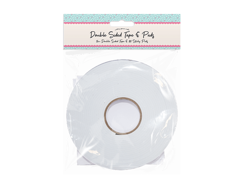 Double Sided Tape 5m & 80 Pads (STA5948) - Printable Heaven