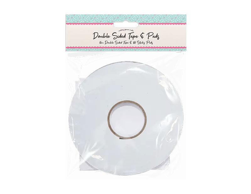 Double Sided Tape 5m & 80 Pads (STA5948) - Printable Heaven