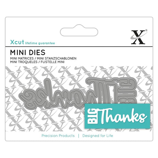 Mini Sentiment Die - Big Thanks 1pc (XCU 504129)