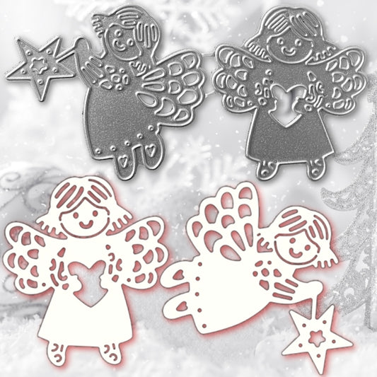 Printable Heaven Large die - Christmas Angels (2pcs)