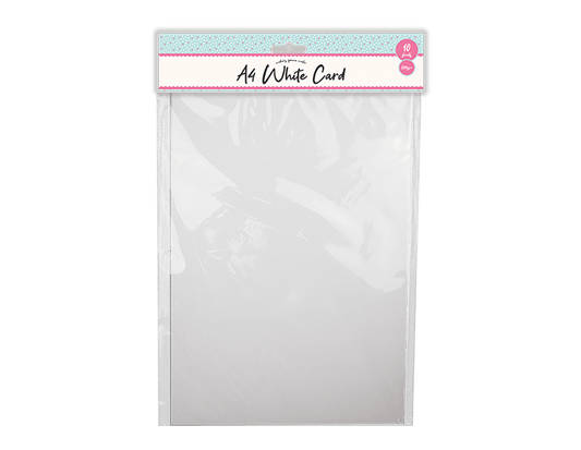 A4 White Card 10 Sheets (STA6257) - Printable Heaven