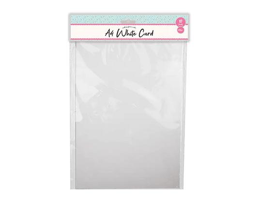 A4 White Card 10 Sheets (STA6257) - Printable Heaven