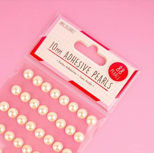 Love to Craft 10mm Pearls 88 Pack - Ivory (LCDOT038C)