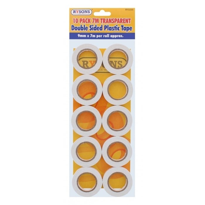 10 pack 7m Transparent Double-sided Tape (RY-3335) - Printable Heaven