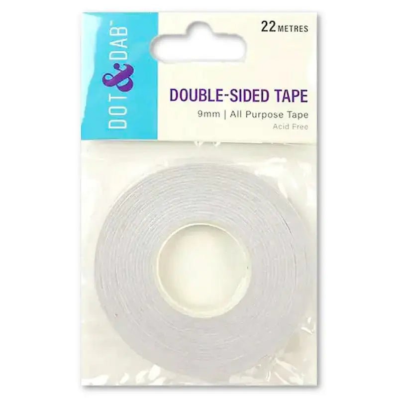 Dot & Dab Double-Sided Tape 9mm x 22m (DDADH031) - Printable Heaven