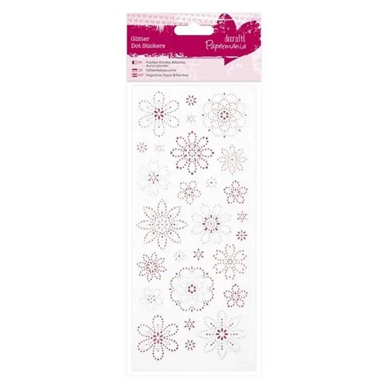 Glitter Dot Stickers - Blooms (PMA 818204) - Printable Heaven