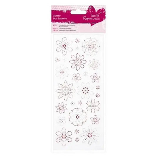 Glitter Dot Stickers - Blooms (PMA 818204) - Printable Heaven