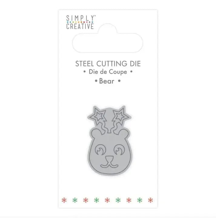 Simply Creative Christmas Mini Die - Bear (SCDIE140X20) - Printable Heaven