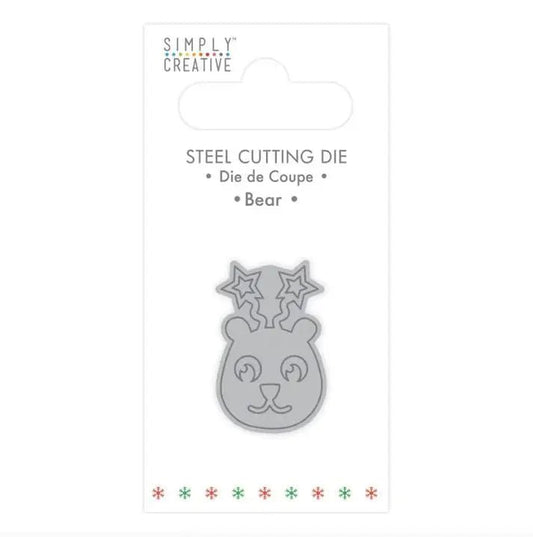 Simply Creative Christmas Mini Die - Bear (SCDIE140X20) - Printable Heaven