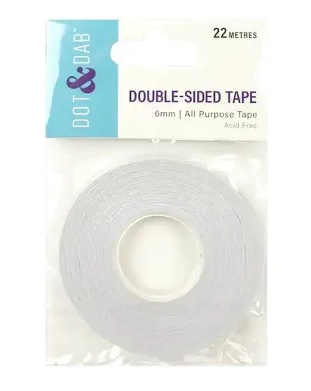 Dot & Dab Double-Sided Tape 6mm x 22m (DDADH030) - Printable Heaven