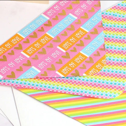 Dovecraft Washi Tapes Box 20 Rolls - Bright (DCWTB048)